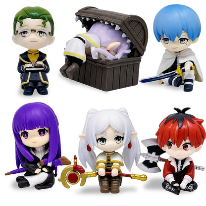 New Frieren: Beyond Journey's End 7.5cm Anime Figures Frieren Himmel Action Figure Cute Anime Figure Ornaments Collection