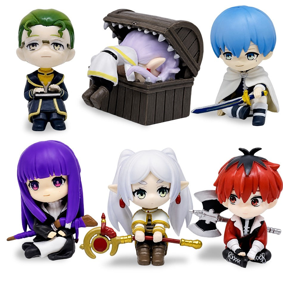 New Frieren: Beyond Journey's End 7.5cm Anime Figures Frieren Himmel Action Figure Cute Anime Figure Ornaments Collection