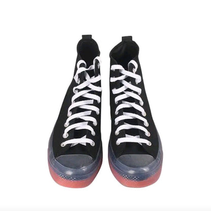 Converse Chuck Taylor All Star CX Men's and Women's Skateboarding Shoes, Durable, Shockproof Sneakers, Black and Orange