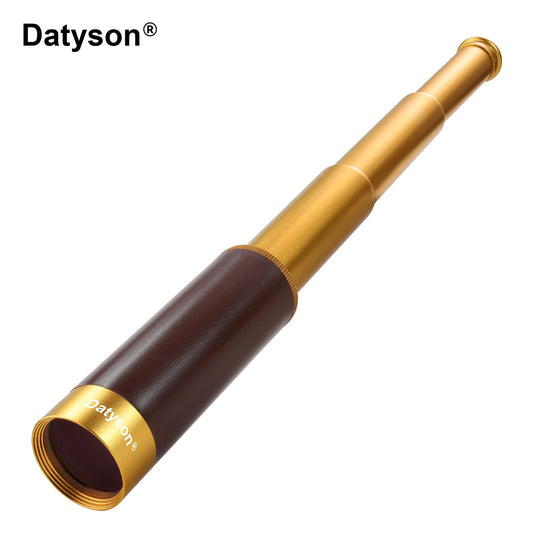 Datyson Caribbean Pirate Series 25x30 Monocular | All-Metal Telescopic Design (Model: 5D0008)