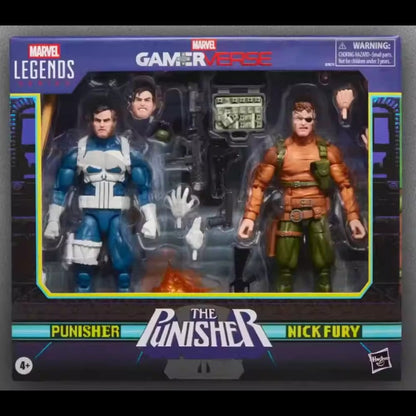 (24 Hours Shipping) ML Capcom Arcade Version Punisher Nick Fury Anime Model Toy Action Figure Toy Collection