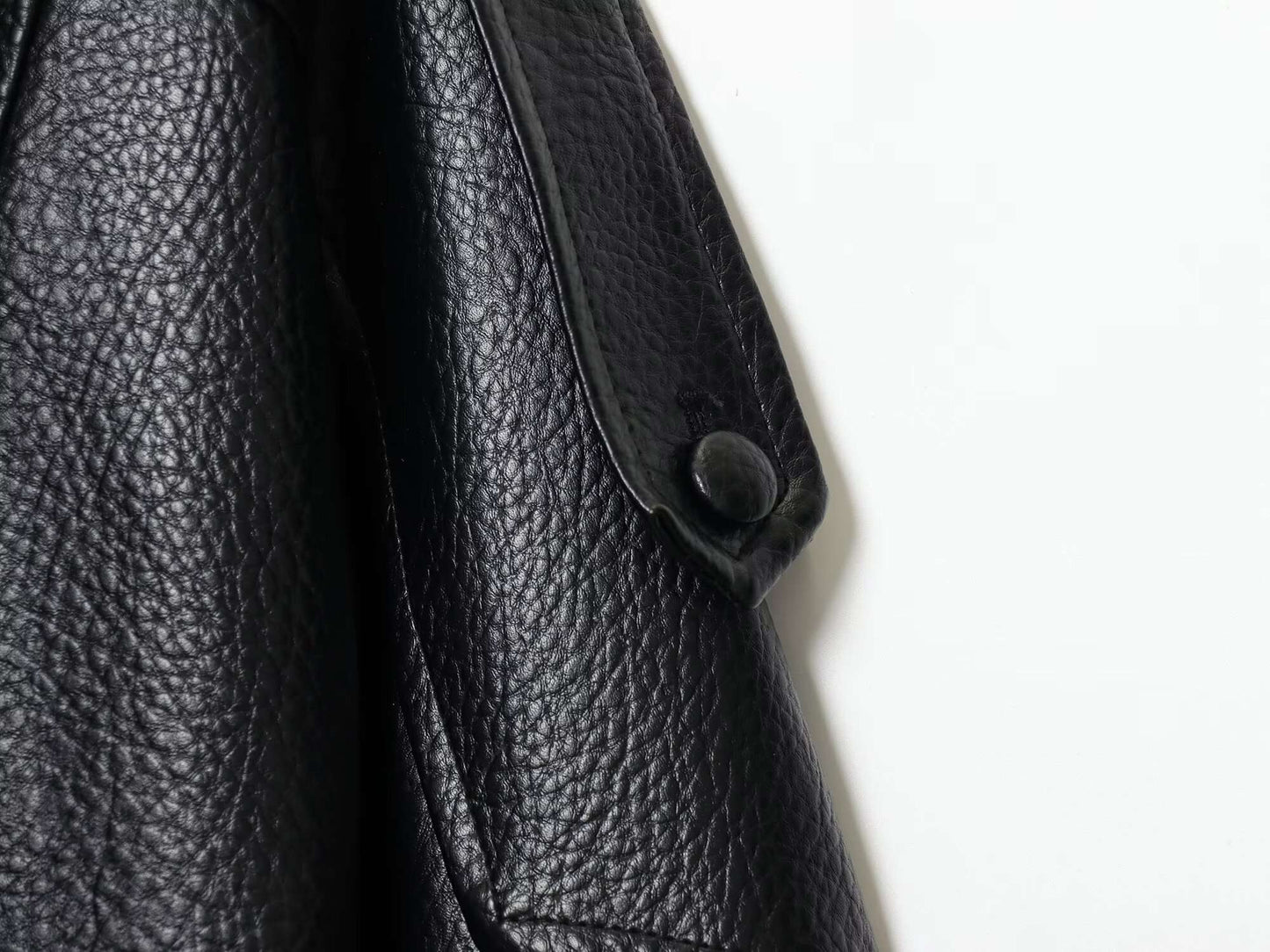 2025 autumn new women's casual fashion simple long sleeved faux leather long sleeved stand up collar leather jacket