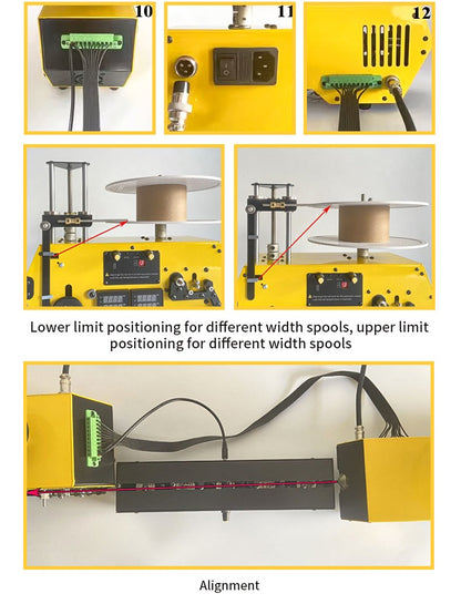 Extrusora de Filamento 3D HT400 Fabricante de Filamento para Impressora 3D Extrusora Automática de Consumíveis de Mesa para Filamento de Impressão 3D PLA PETG PA ABS