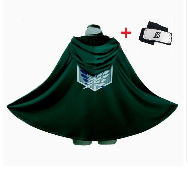 Anime Attack Cloak Shingeki No Kyojin Scouting Legion Cosplay Costume Cos Green Cape Mens Clothes Cosplay Costume Women