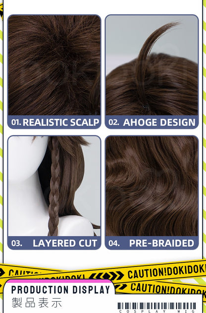 ?Ready for Ship?Idia Malleus Leona Vil Crowley Wig Game Cosplay DokiDoki Men 120cm Long Hair Fiber Idia Halloween  Free Wig Cap