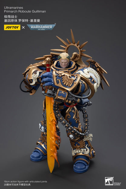 JOYTOY Warhammer 40k 1/18 Bonecos de Ação Anime 18,1cm Ultramarines Primarca Roboute Guilliman
