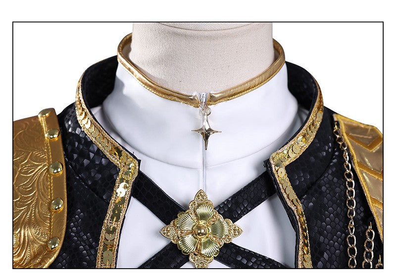 Black Golden Rumi Zoey Mira Cosplay Cosplay Costume Wig Women Suit Halloween Party Role Playing Outfit