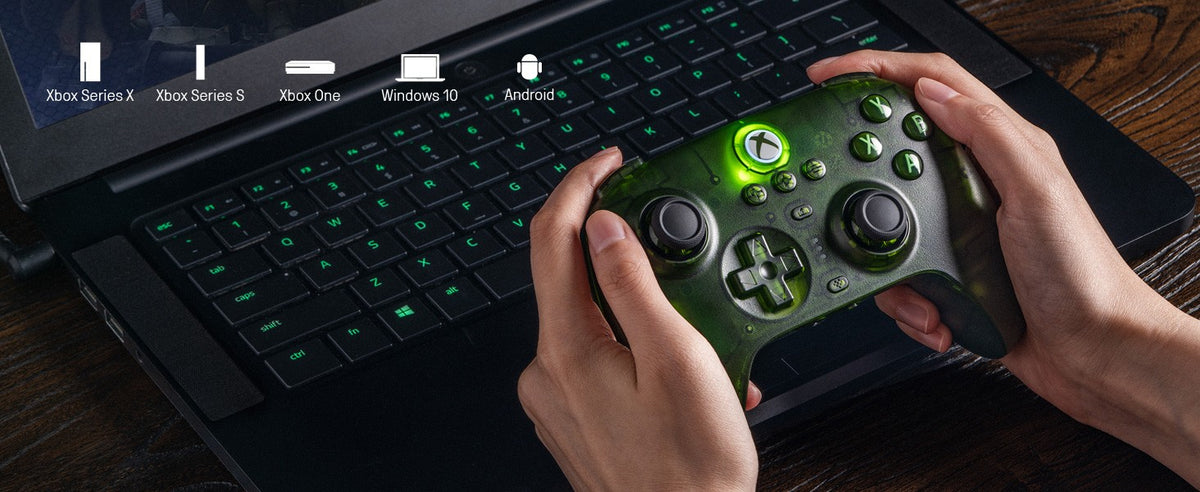 8BitDo Ultimate 3-mode Controller Hall Effect Joysticks with Charger Dock Wired for Xbox Series X/S, Xbox One Windows Android