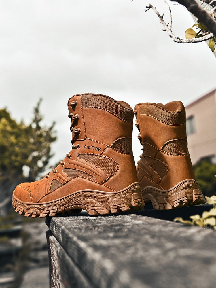 Botas de Caminhada Masculinas de Cano Alto, Casuais, Confortáveis e Quentes