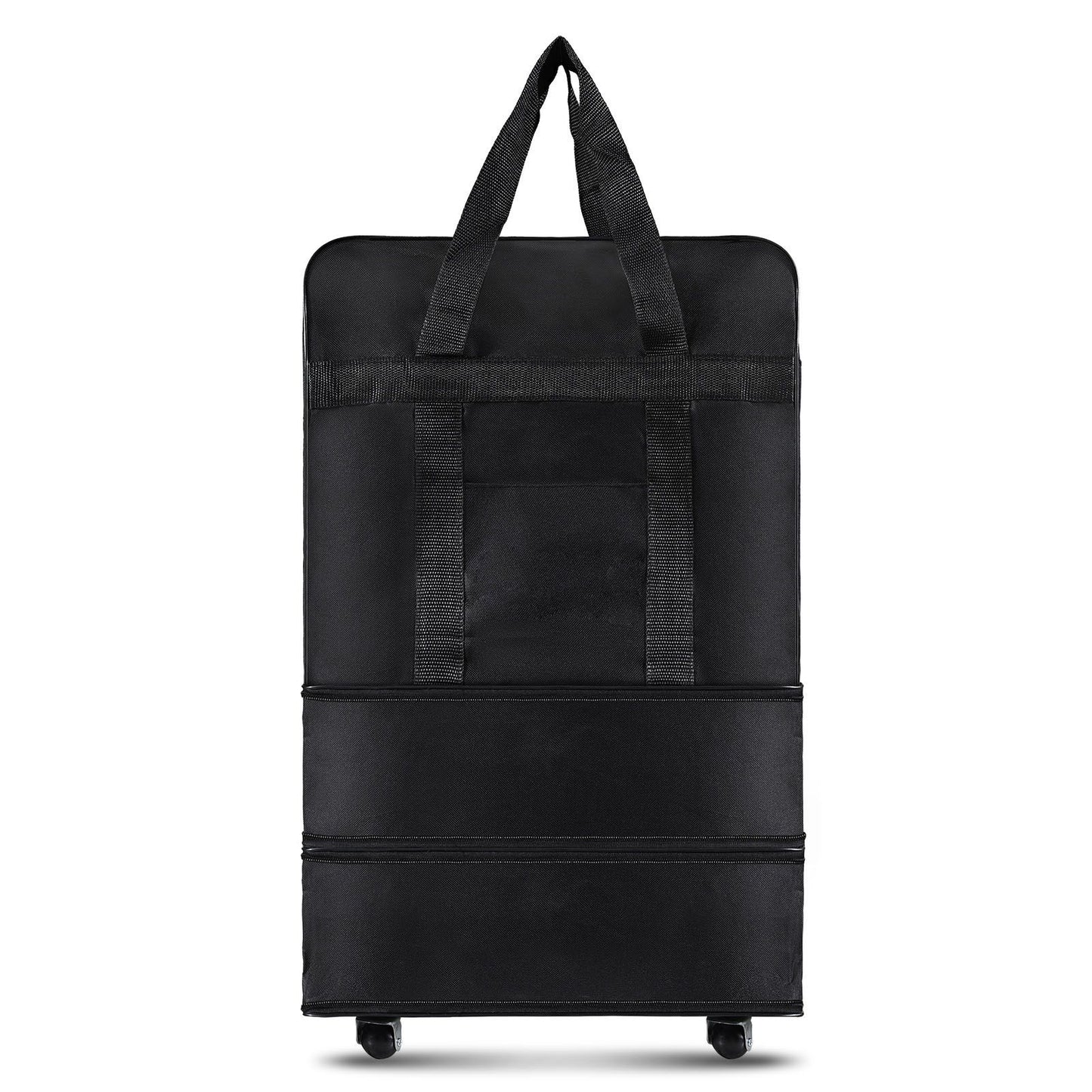 Mala Expansível Dobrável de Viagem com Rodas para Homens e Mulheres
