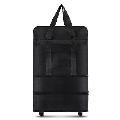 Mala Expansível Dobrável de Viagem com Rodas para Homens e Mulheres