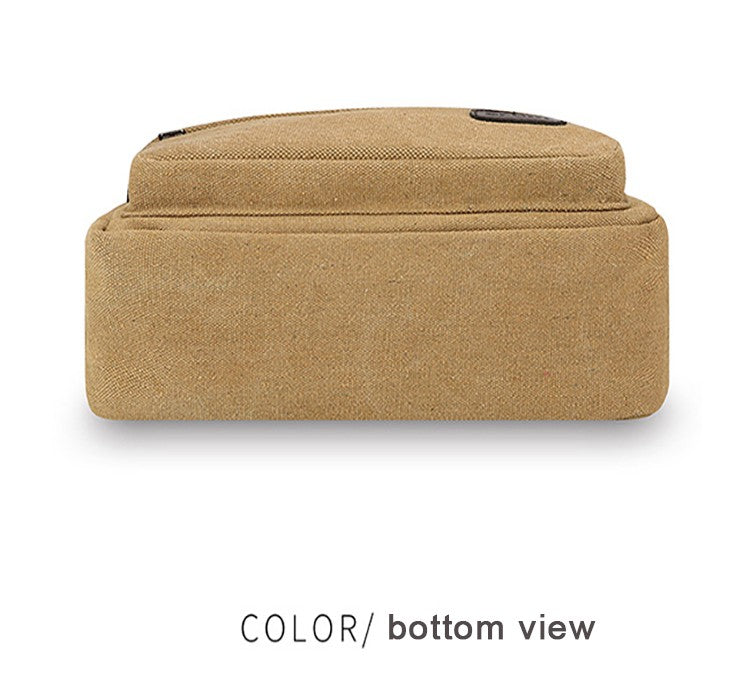 Men's Canvas Messenger Bag Single Shoulder High Quality Crossbody Bag Messenger Bag Commuter Travel Daily Use With Compartment