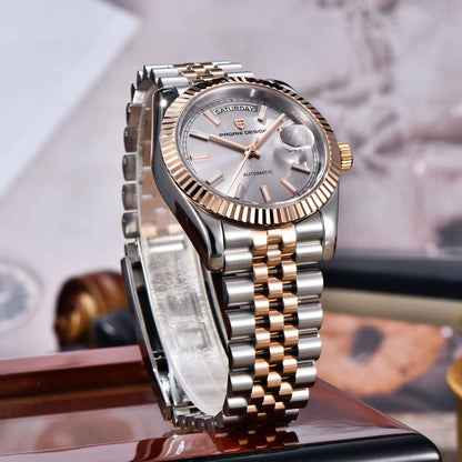 PAGANI DESIGN Men's Watches 2025 New Enamel Dial DD36 Automatic Watch Men Business Waterproof Mechanical Wristwatch For Men Gift