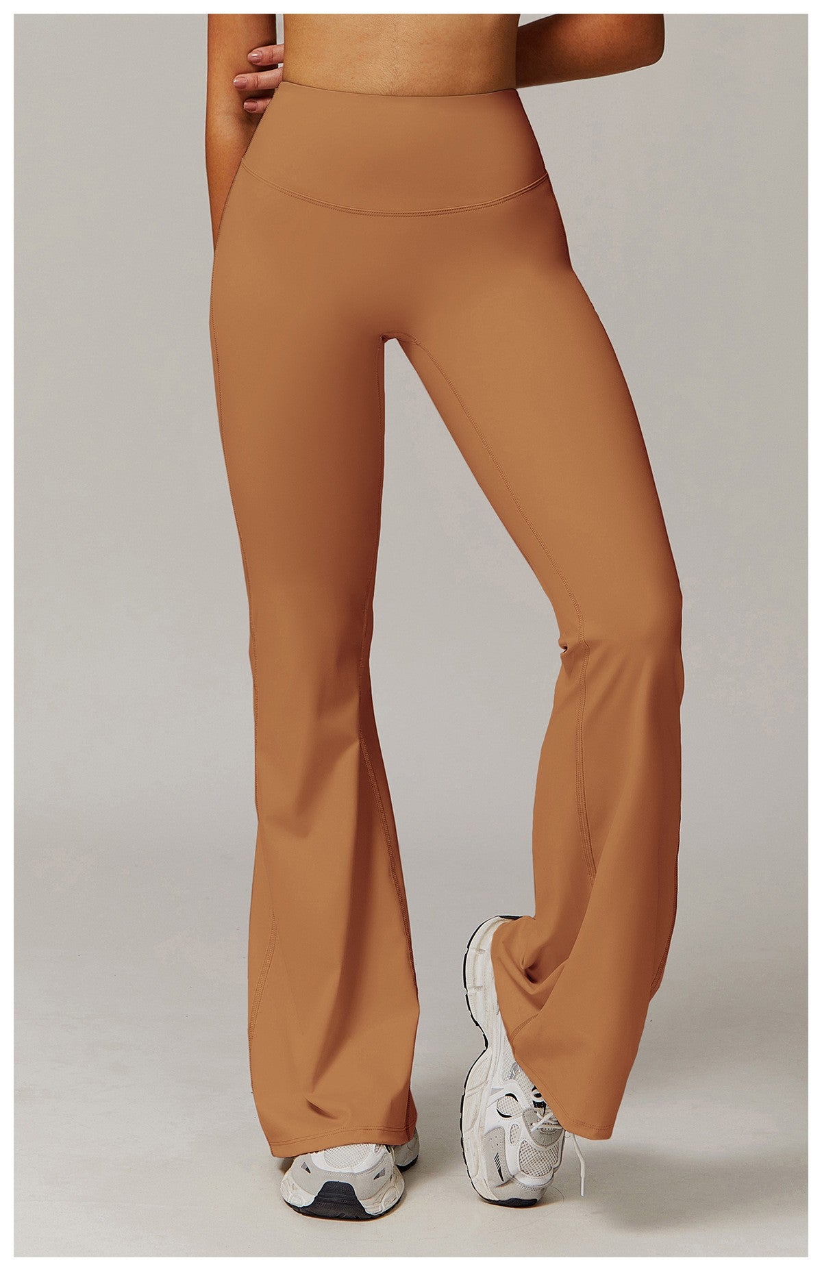 High Waist Wide Leg Pants Leggings Women Tights Fitness Bell-bottoms Yoga Elastic Leggings Push Up Gym Workout Flared Pants