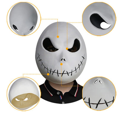 Funny Cosplay Animal Movie Character The Before Nightmare Xmas Christmas Mask Halloween Full Face Head Cover Party Costume Props