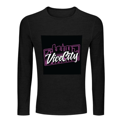 Vice City - Black GTA Edition Long T-Shirt sweat shirt oversized t shirts Men's t-shirt