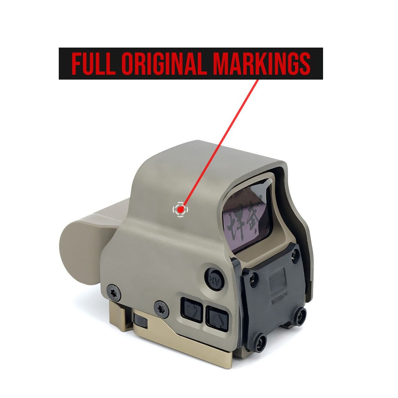 2024 NEW Holy Warrior S1 EXPS3 NV Fucntion 558 Red Dot Sight Hunting Scope with Original Logo AR15 Accessories Picatinny Softair