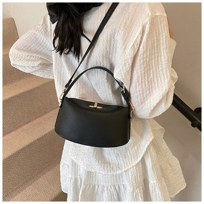 Niche Brand Women's Fashion Handbag Soft Versatile Shoulder Messenger Bag 2025 Super Hot Yellow Portable Bucket Bag Women's Bag