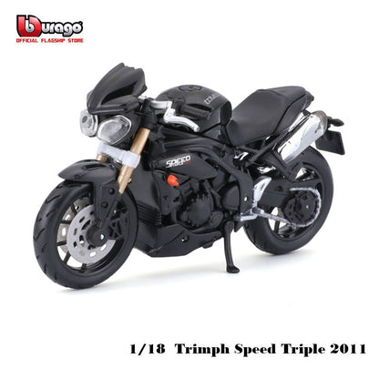 Bburago 1:18 simulation alloy motorcycle Honda Africa Twin Adventure authorized  model toy car gift collection