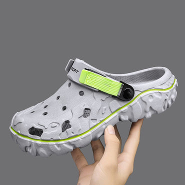 2025 Summer New Breathable Soft-Sole Outdoor Sports Sandals  Versatile Casual Two-Way Trendy Sandals