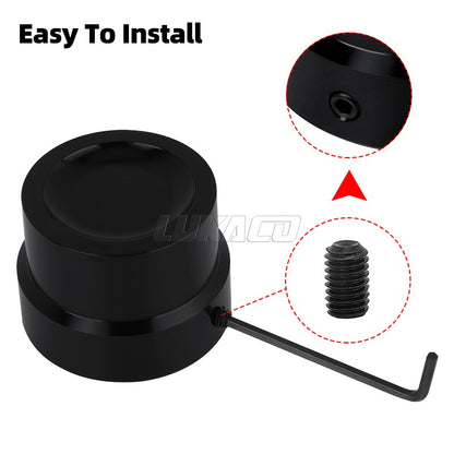 Motorcycle Front Rear Axle Nut Covers Caps Kit For Harley Sportster 883 1200 Touring Dyna Road King Softail Fat Bob Breakout