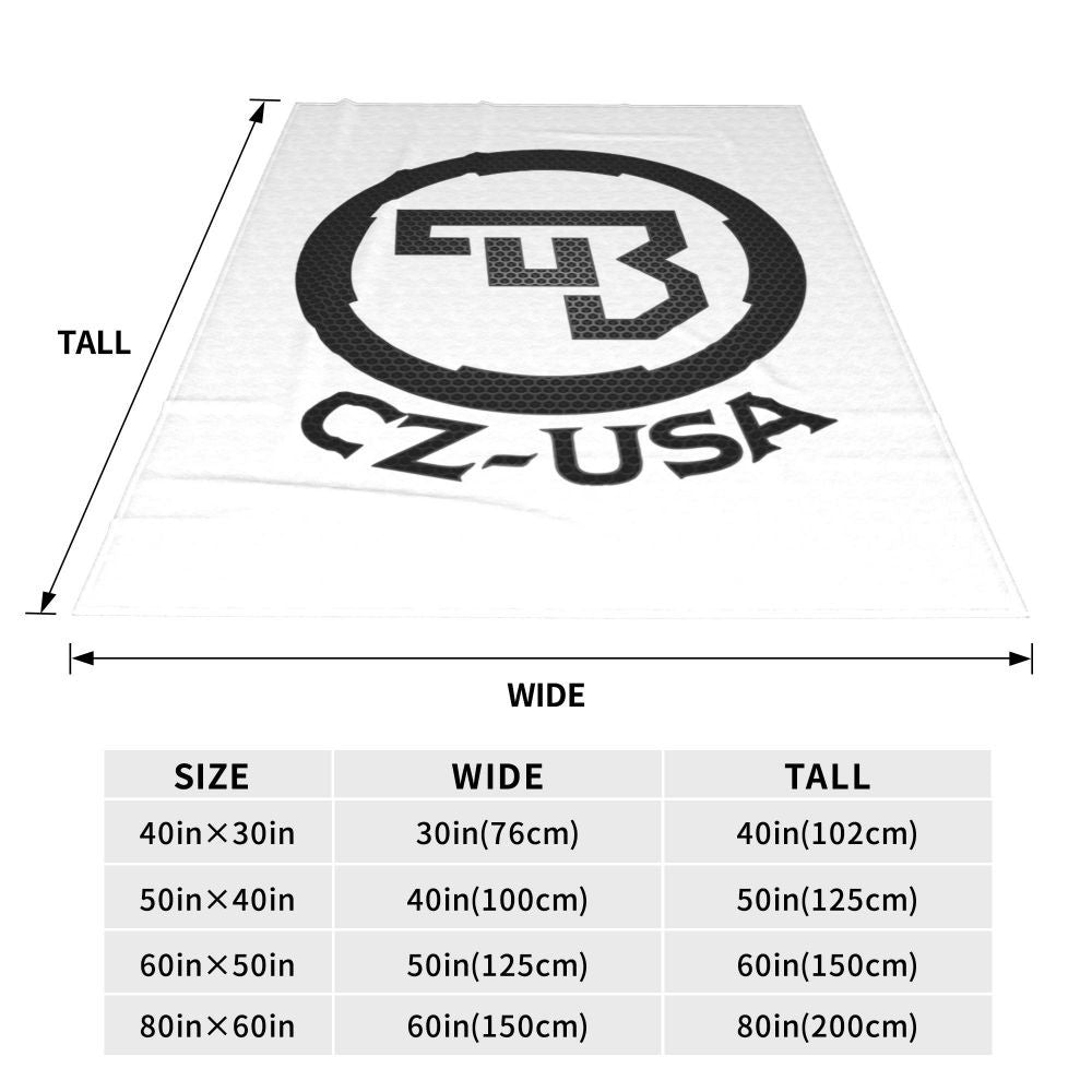Ceska Zbrojovka CZ Blankets Flannel Sofa Throw Blanket Multi-function for Couch Bedding Outdoor Throws Bedspread Quilt