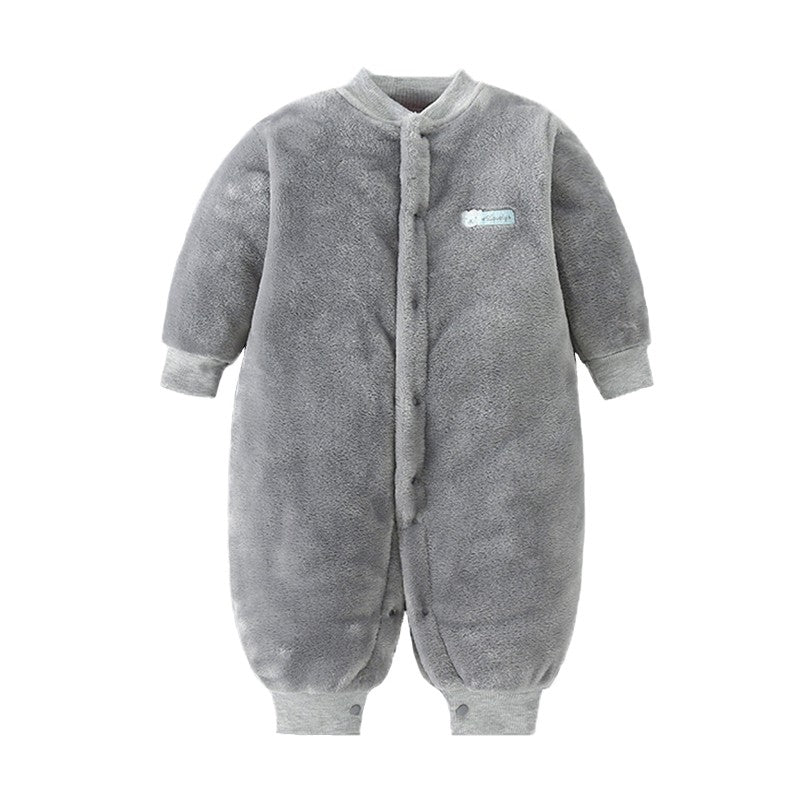 Newborn Baby Spring Winter Clothes Infant Jacket for Girls Jumpsuit for Boys Soft Flannel Bebe Romper Baby Clothes 0-18 Month