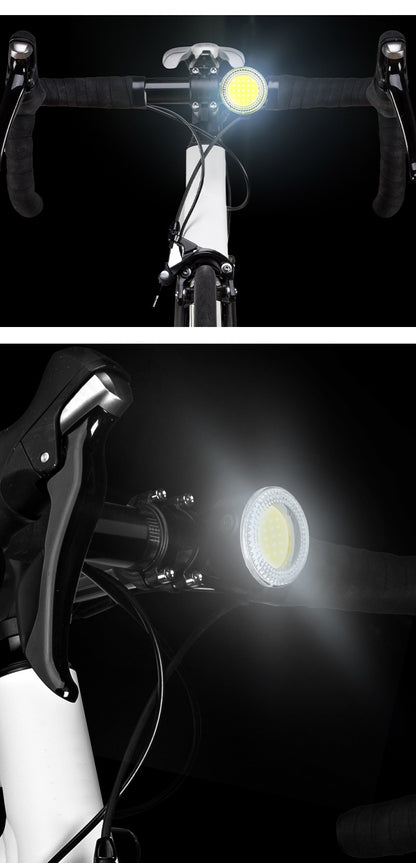 BUCKLOS COB Bike Taillights Headlight USB Rechargeable Bicycle Safety Warning Light MTB LED Front Rear Lantern Cycling Lamp Set