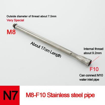 Special Inlet Connection Hose For Pull-out Kitchen/Bathroom Pull-out Fauce M15/M8/M10/Plug In Extension Adapter Pipe