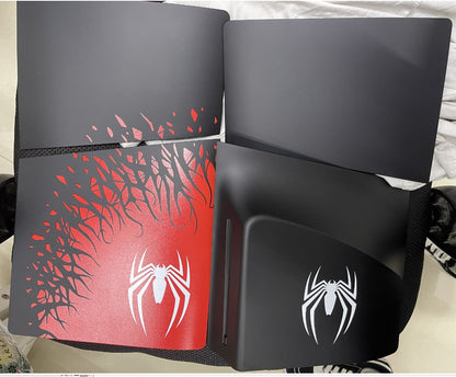 For P5 Pro/Slim Limited Edition Spider Faceplate Cover Compatible with P 5 PRO/Slim Disc Version Console Cover Accessories