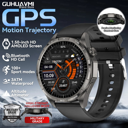 Smartwatch 2026 Novo Watch 6 Pro Masculino Tela HD AMOLED GPS Trajetória de Movimento Frequência Cardíaca Chamada Bluetooth SmartWatch IP68 à prova d'água