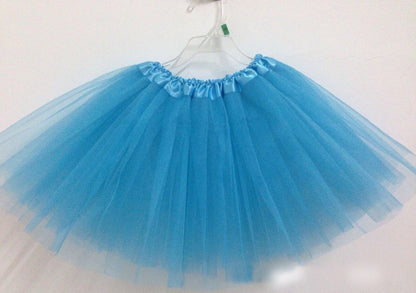 Women Summer Vintage Tulle Skirt Adult Fancy Ballet Dancewear Party Costume Ball Gown Mini Skirt