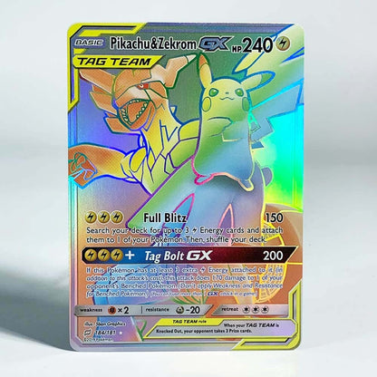 Pokemon Ancient Mew Collection Card Mew Classic Limited Anime Cards Zekrom Reshiram Victini Holographic Proxy Card Gift Toys