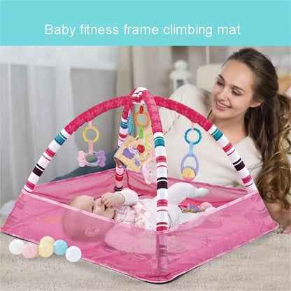 Baby Multifunctional Fitness Frame Kids Early Education Toys Mat Crawling Blanket Baby Early Activity Fitness Fence Dollhouse