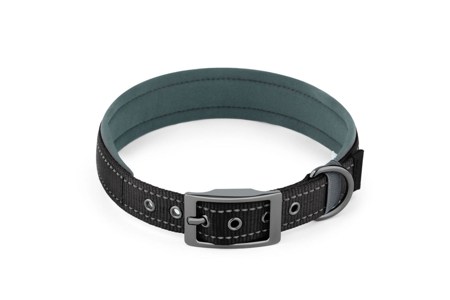 Coleira de cachorro para ambientes externos Fivela de metal Coleira de nylon respirável Coleira de pescoço de alta qualidade para cães de médio e grande porte
