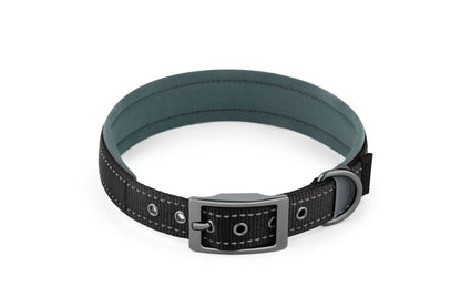 Coleira de cachorro para ambientes externos Fivela de metal Coleira de nylon respirável Coleira de pescoço de alta qualidade para cães de médio e grande porte