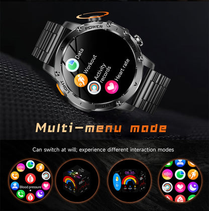 T-Rex 3 Military Grade 1000mAh Battery Smart Watch IP68 Waterproof GPS Bluetooth call AMOLED HD Men Sports 2025 New Smartwatch