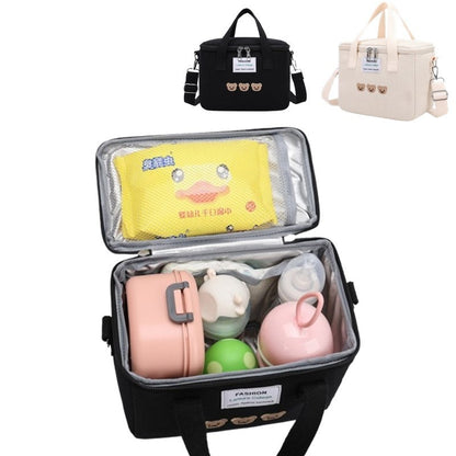 Cartoon Bear Mommy Bag Baby Feeding Bottle Cooler Bag Thermos for Children Thermal Infant Thermo Bottles Mother Kids