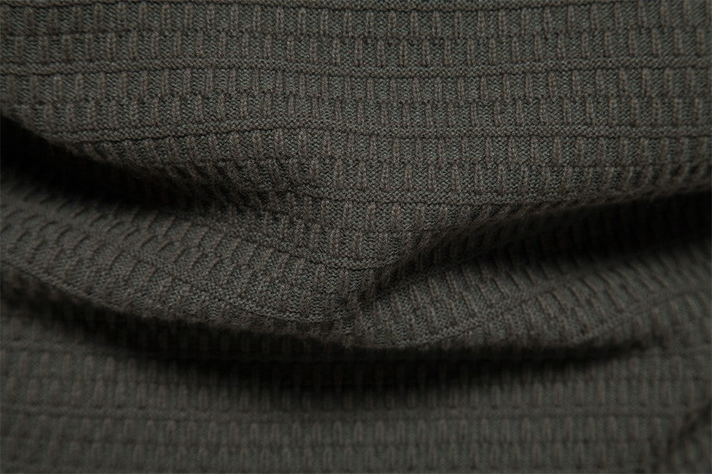 AIOPESON Knitted Mens Cardigan Cotton High Quality Button Mock Neck Sweater for Men New Winter Fashion Designer Cardigans Men