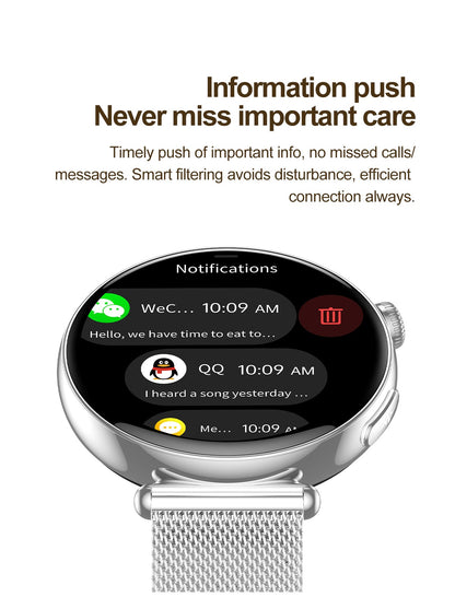 NEW Women Smartwatch 1.32inch AMOLED Screen ECG Sport Watch Blood Pressure Micro physical examination AI dial Health Smart Watch