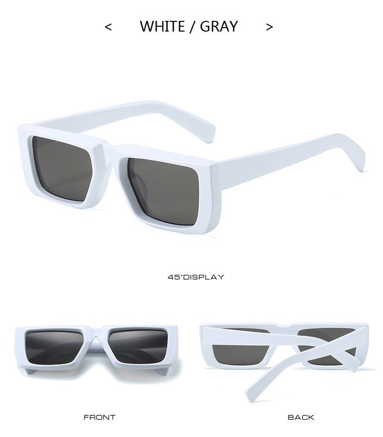 New Y2K Sunglasses for Men Women Trendy Sun Glasses Goggle Man Brand Designer Square Glasses Shades Female UV400 Eyewear