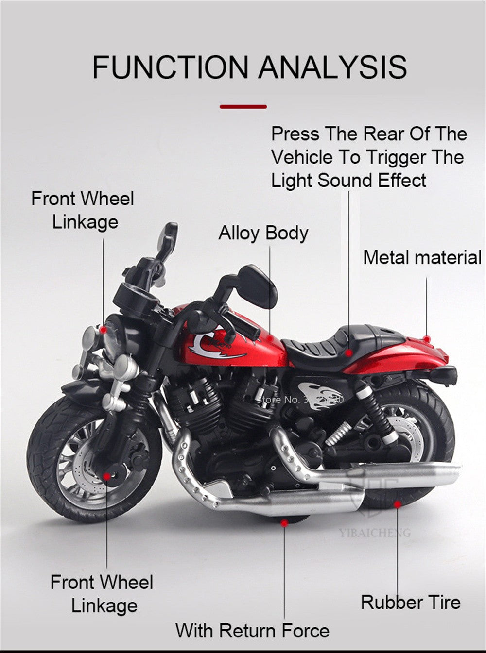 Modelo de Moto Kawasaki Escala 1:12 Miniatura em Liga Leve Brinquedo Carro Som Luz Pneus de Borracha Motocicletas Veículo Presente Perfeito para Meninos