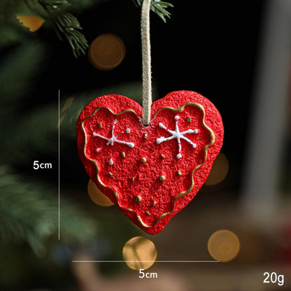 New Christmas Resin Pendant Horse Xmas Tree Decoration Christmas Socks Gift House DIY Kids Toys Gifts Xmas Ornaments