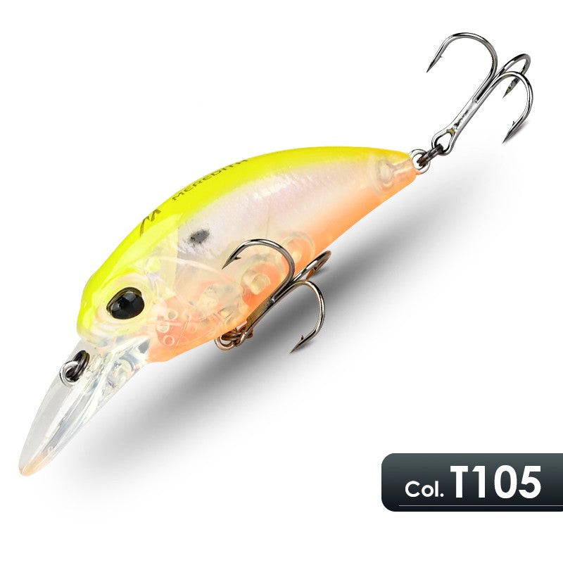 MEREDITH JERK CRANK M65 Flutuante 14g Isca Artificial Modelo Quente Isca Dura 11 Cores Wobbler Crank Qualidade Profissional Profundidade 2.0-2.5m