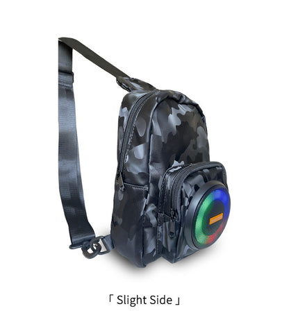 Wireless Bluetooth Speaker Bag Chest Bag for Men Crossbody Bag Waist Bag Hifi Sound Quality Cycling Music Bag Back to School Bag