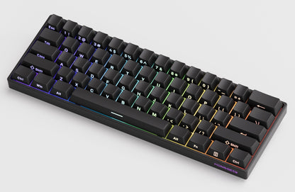 Akko MonsGeek FUN60 Teclado Mecânico Interruptor Magnético Teclados Gamer 60% Gatilho Rápido 0,01mm 8K ARGB HE/TMR Teclado Personalizado