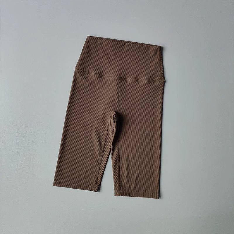 Women Shorts Sports For Women New Cycling Ribbed Jogging Fitness High Waist Push Up Gym Shorts Leggings  Yoga Shorts Short Pants