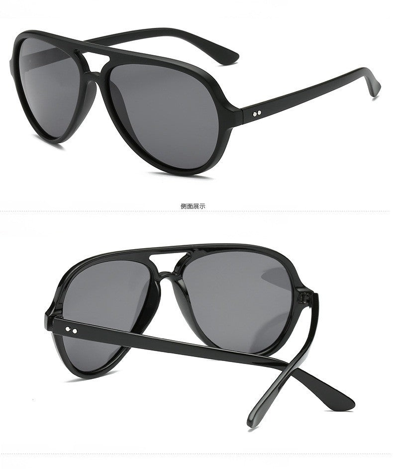 MIZHO 4125 Trendy Women Sunglasses Unisex Brand Designer Plastic Pilot Polarized UV Protector Sun Glasses Ladies