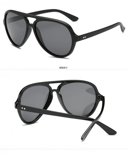 MIZHO 4125 Trendy Women Sunglasses Unisex Brand Designer Plastic Pilot Polarized UV Protector Sun Glasses Ladies