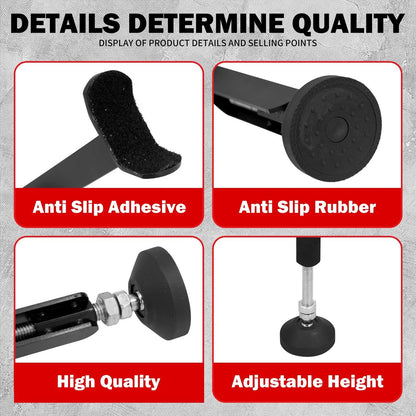 Cavalete de roda que economiza trabalho para motocicletas, suporte de roda universal, levantador de roda, suporte lateral, elevador de quadro do braço oscilante para Harley para Honda